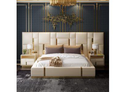 Luxury bedroom bed upholstery design luxury double hotel beds new