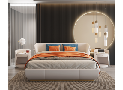 Bed cushion design luxury double beds bedroom 180x200cm new