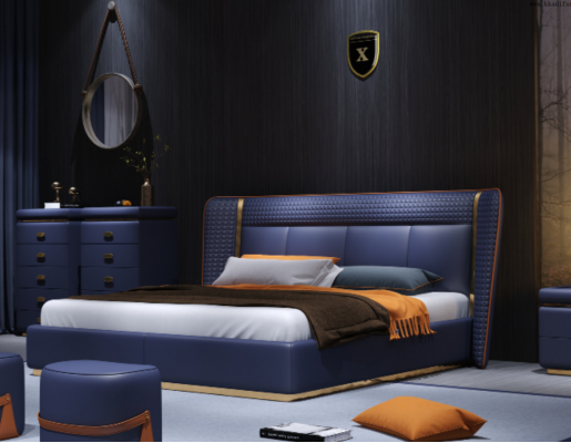 Luxury bedroom bed upholstery design luxury double beds hotel furniture