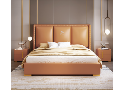 Double bed bedroom bed luxury furniture double bed hotel furnishings