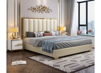 Bed Pillow Design Luxury Double Hotel Beds 180x200cm Bedroom