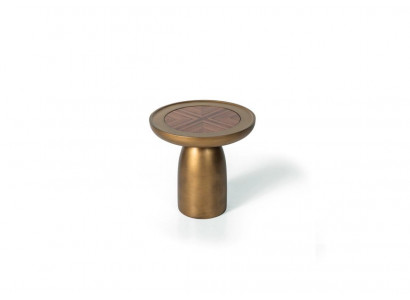 Luxury gold side table, designer coffee table, living room table.