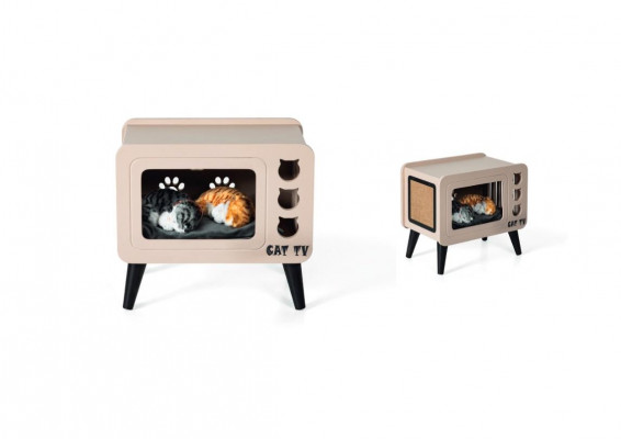Luxurious cat house safety for your pet modern beige house new