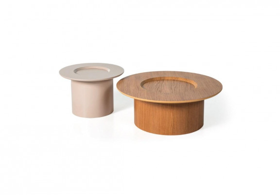 Set of 2 luxury coffee tables, designer side table, living room table, round tables