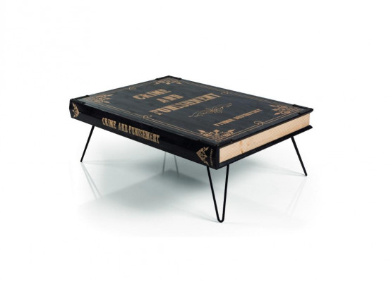 Designer coffee table living room furniture black loft beech luxury table