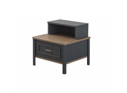 Nightstand Consoles Night Consoles Wood Gray Bedroom Classic
