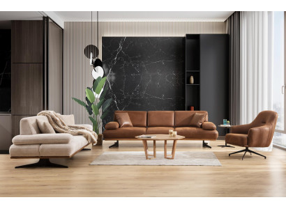 Sofa set four-seater modern three-seater couch living room armchair new