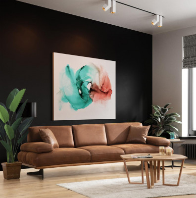 Four-seater sofa couch modern design fabric luxury living room upholstered sofa