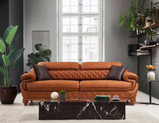 Three-seater sofa couch living room upholstered sofas modern design luxury furniture