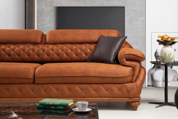 Three-seater sofa couch living room upholstered sofas modern design luxury furniture
