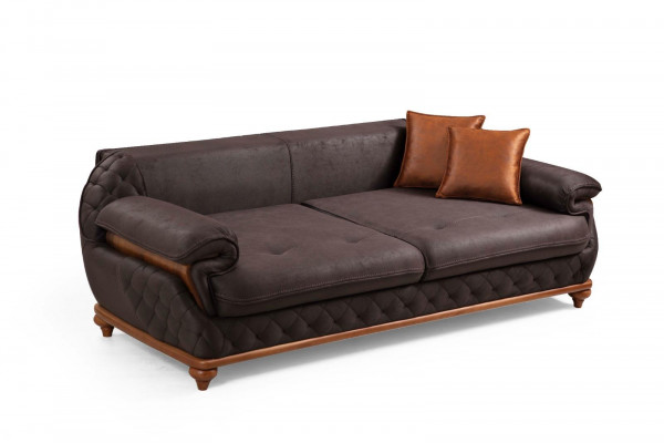 Living room upholstered sofas modern three-seater sofa couch luxury upholstered furniture