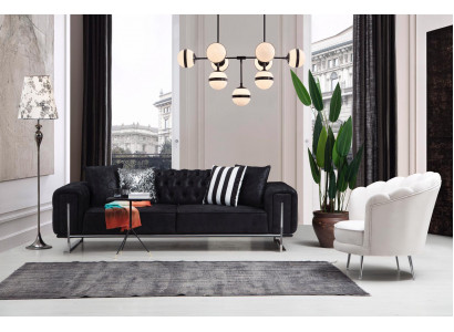 Modern furniture living room complete sofa couch three-seater upholstered furniture armchair