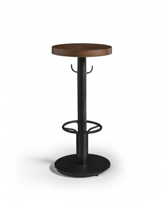 Bartisch Round Standing Table Modern Wood Brown Furniture New Luxury Design