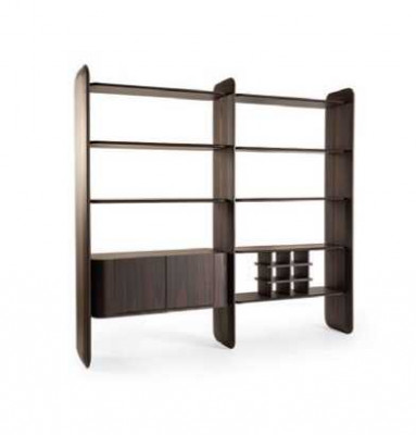 Bookshelf wooden shelf cabinet office furniture designer modern partition shelves