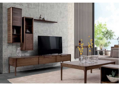 Living room set cabinet wall shelf with TV stand modern design living wall