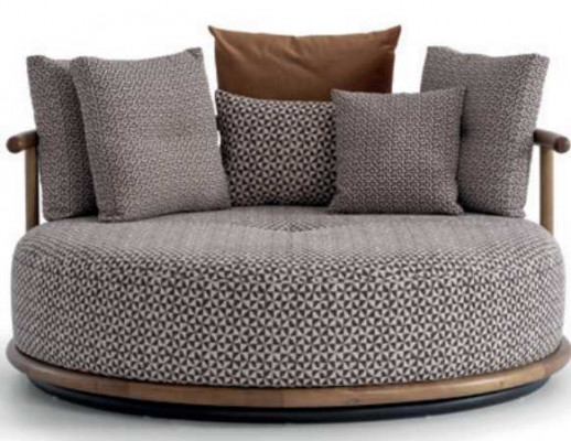 Design sofa for modern living room with luxury furniture upholstery round sofa