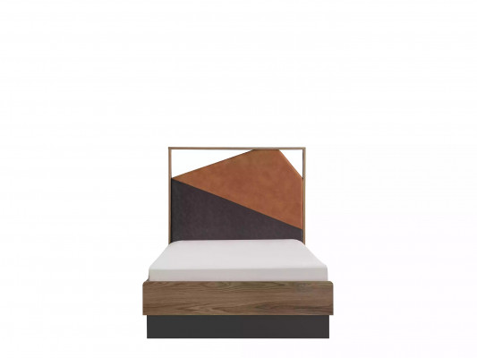 Children's bed frame 100 cm bed frames children's room wooden bed frame gray