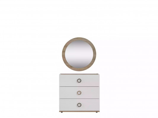 Dresser group with mirror dressers wood white bedroom wardrobe set