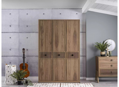 Wardrobe Cabinet Wooden Cabinet Bedroom Furniture Wood Brown New