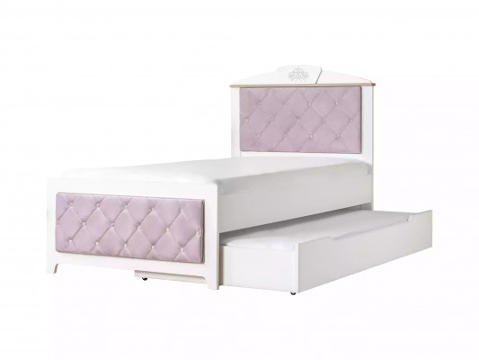 Children's Room Complete Chesterfield Children's Furniture Bed Wood Pink Set 8 Pieces