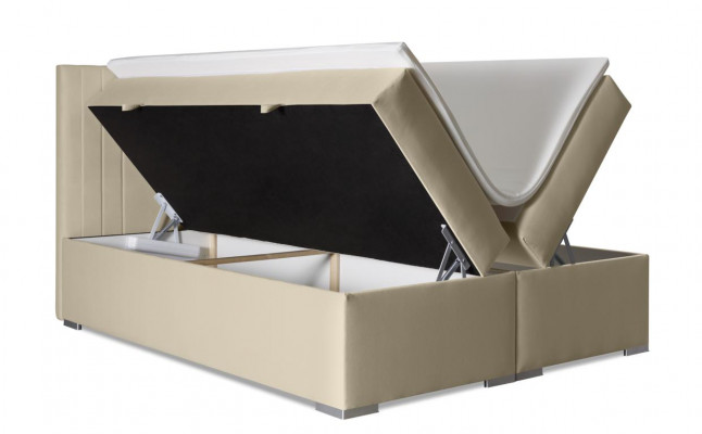 Double bed upholstered bedroom bed modern furniture upholstered box spring bed