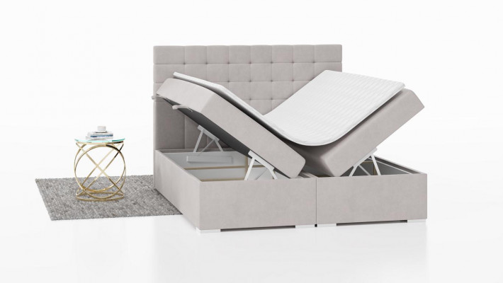 Bed Furniture Modern Design Double Bed Luxury Bedroom Textile Box Spring Bed