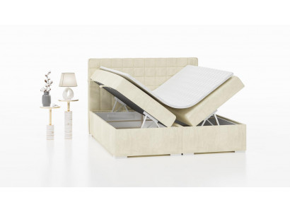 Double Bed Modern Design Bed Luxury Bedroom Upholstered Bed Furniture Box Spring Bed