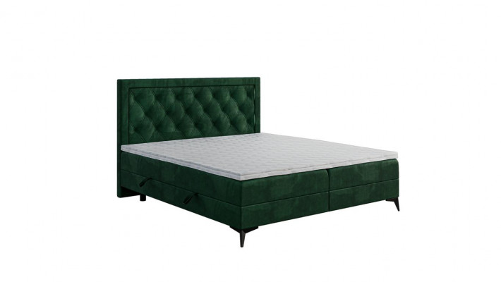 Luxury Upholstered Bed Box Spring Bed Double Bed Upholstered Fabric Design Bed Furniture