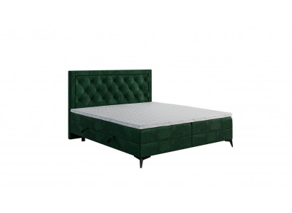 Luxury Upholstered Bed Box Spring Bed Double Bed Upholstered Fabric Design Bed Furniture