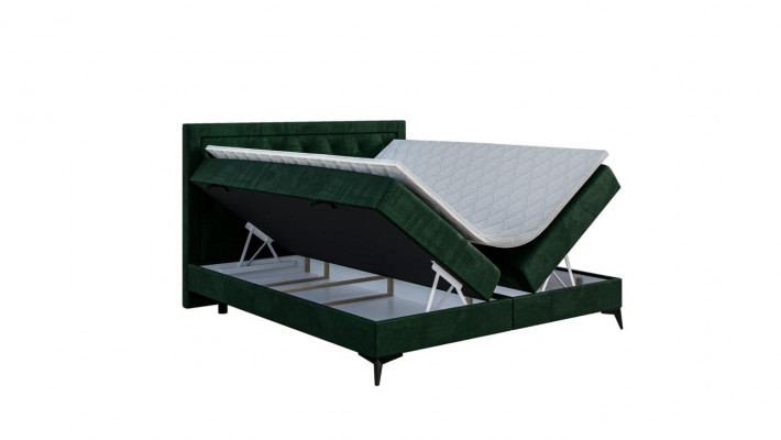 Luxury Upholstered Bed Box Spring Bed Double Bed Upholstered Fabric Design Bed Furniture