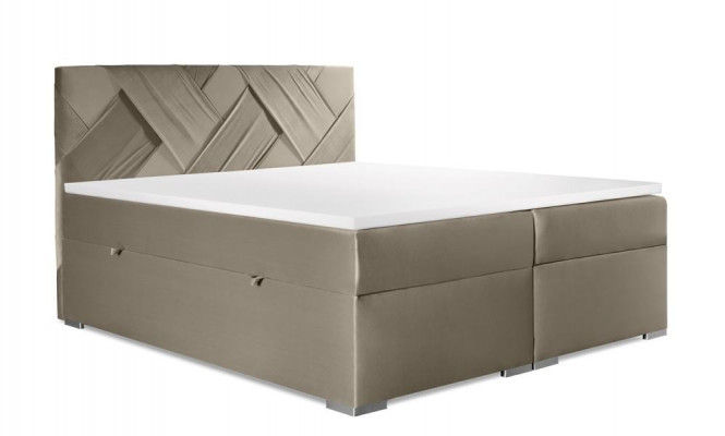 Luxury Bed Designer Bedroom Upholstered Furniture Modern Double Bed Box Spring Bed