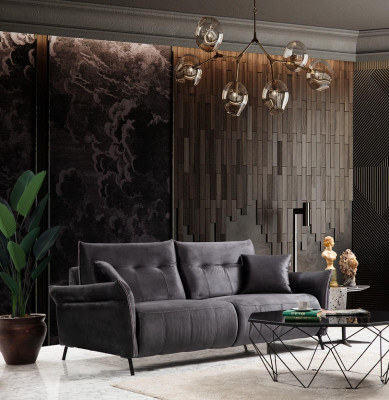 Modern sofa set 3 piece luxury armchair living room suite three-seater sofas