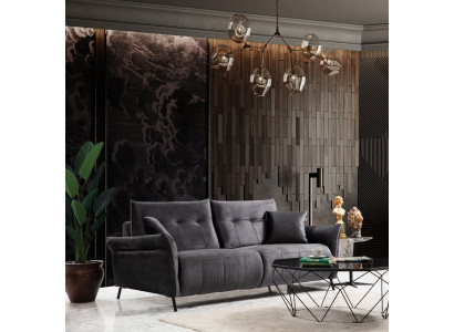 Three-seater sofa luxury modern living room upholstered textile furniture couch new
