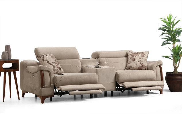 Living room set 3-piece luxury sofa set three-seater sofa couch modern furniture