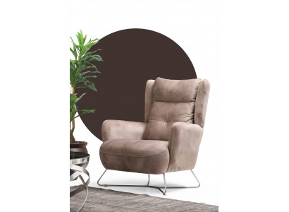 Luxury seating furniture living room armchair designer modern textile furniture upholstery fabric