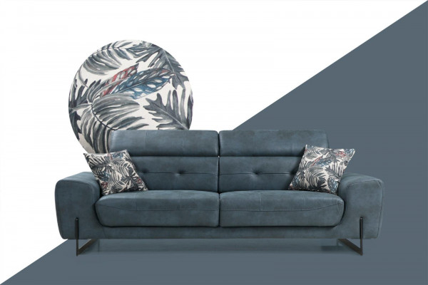 Three-seater sofa couch designer furniture living room modern seating new