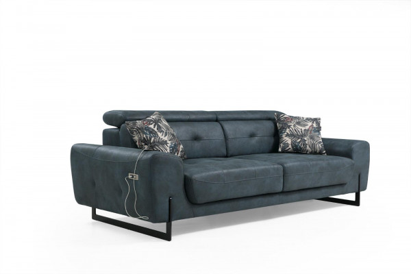 Three-seater sofa couch designer furniture living room modern seating new