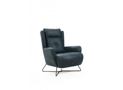 Modern black armchair living room designer seating furniture textile upholstery fabric