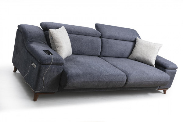 Design three-seater sofa couch upholstery modern living room textile sofas new furniture