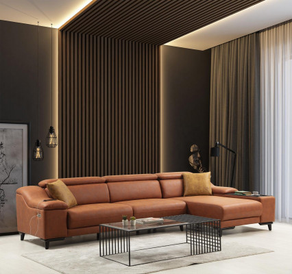 Living room corner sofa modern L-shaped sofa couch corner suite upholstered furniture new