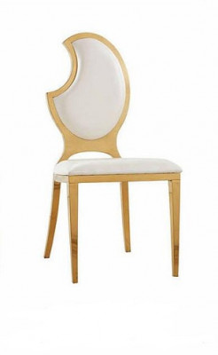 Designer chair upholstering new modern chairs dining room luxury stainless steel armchair