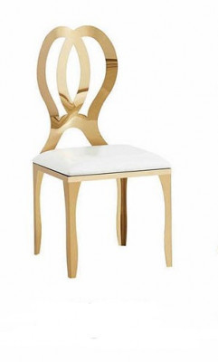 Solid Stainless Steel Upholstered Textile Chair Dining Table Design Dining Room Chairs