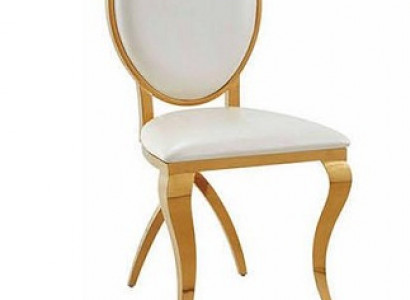 Luxury Textile Stainless Steel Armchair Dining Room Design Chair Upholstered Chair