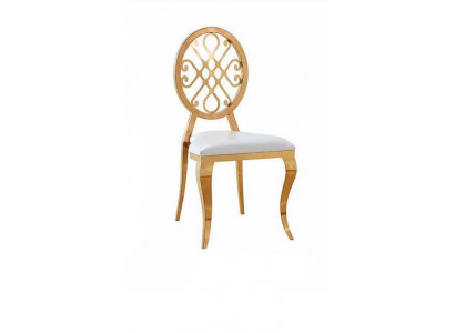 Design chair, armchair, upholstered chairs, luxury fabric, stainless steel, armchair, dining room.