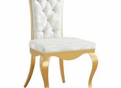 Luxury armchair chairs design furniture dining room stainless steel white stainless steel
