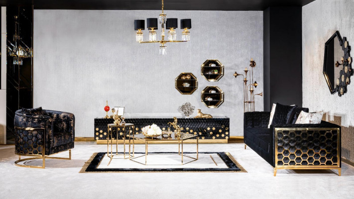 TV cabinet, RTV television stand, sideboard cabinet, lowboard 260cm metal