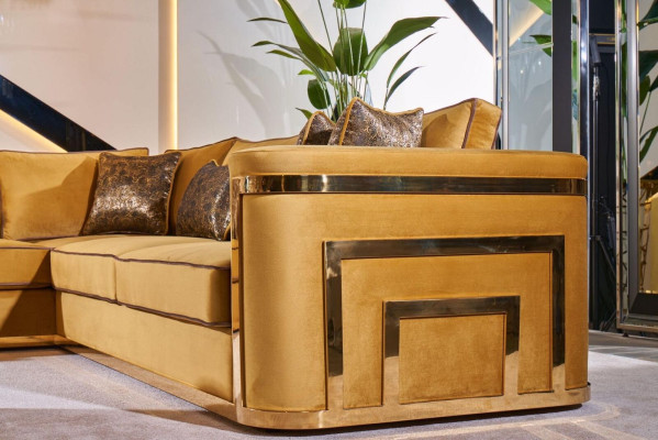 Corner sofas furniture fabric living landscape corner sofa L-shaped sofa corner suite