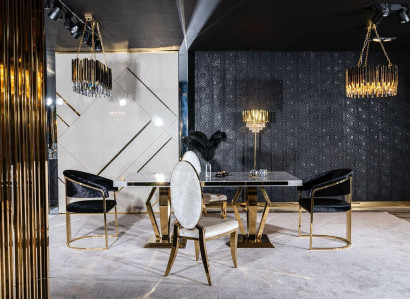 Dining table with 4 chairs Dining room set Dining group Modern chair table Table 5-piece set