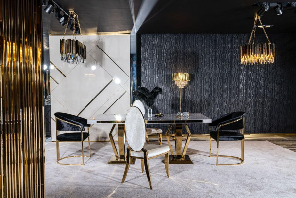 Luxury Dining Tables Dining Room Table Dining Room Modern Stainless Steel White