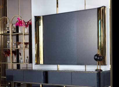 RTV lowboard TV stand sideboard living room modern wood black design